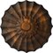 Ekena Millwork Shakuras Ceiling Medallion (Fits Canopies up to 1 3/8"), Hand-Painted Rust, 9"OD x 1 3/8"P CM09SHRUS - alternate 1